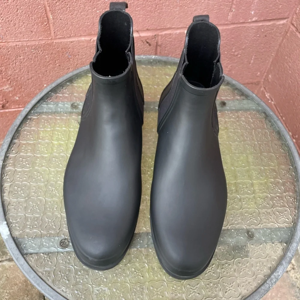 Hunter Refined Slim Fit Chelsea Black Boots Size 13 Men’s
